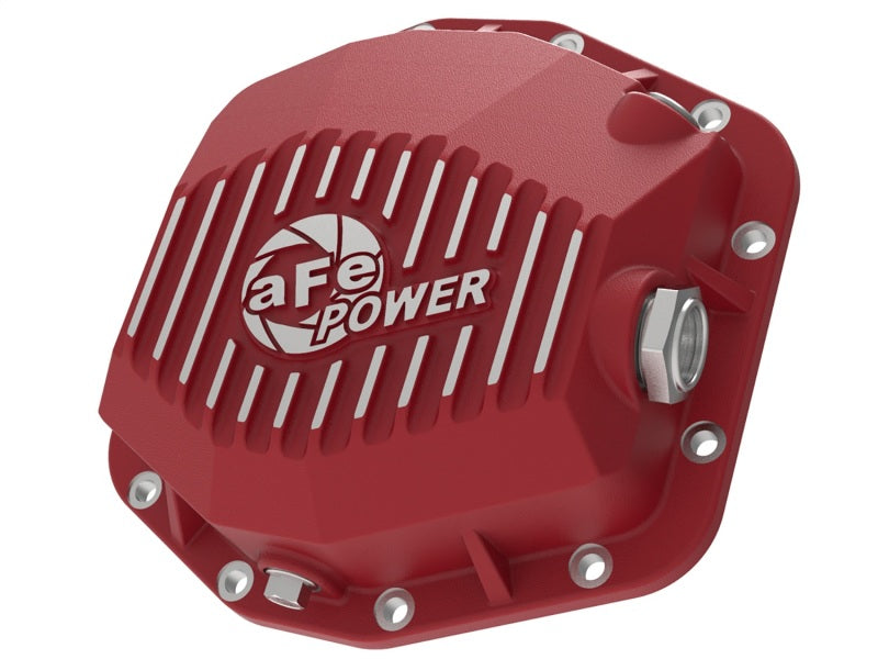 aFe Pro Series Rear Differential Cover Red 2018+ Jeep Wrangler (JL) V6 3.6L (Dana M220) - Blais Performance Parts