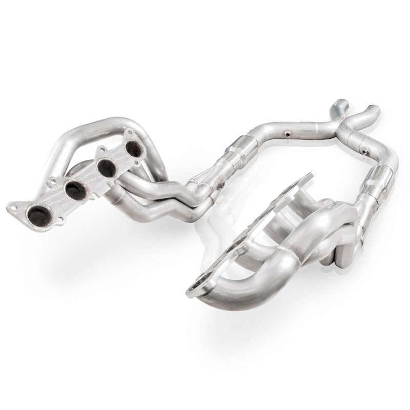 Stainless Power 2011-14 Mustang GT Headers 1-7/8in Primaries High-Flow Cats 3in X-Pipe - Blais Performance Parts