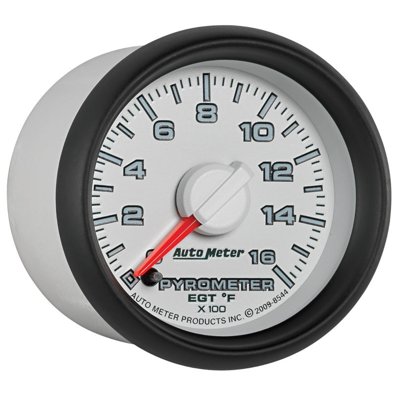 Autometer Factory Match 52.4mm Full Sweep Electronic 0-1600 Deg F EGT/Pyrometer Gauge - Blais Performance Parts