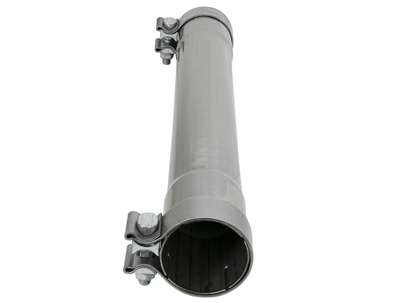 aFe MACH Force-Xp 409 SS Muffler Pipe 2.5in. Inlet/Outlet / 14in. Body / 20in. Length - Blais Performance Parts