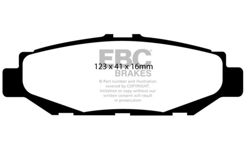 EBC 93-97 Lexus GS300 3.0 Yellowstuff Rear Brake Pads - Blais Performance Parts