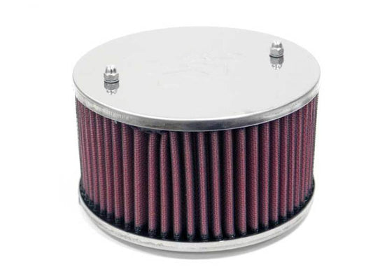 K&N Universal Custom Air Filter - Round 1.625in Flange / 1.625in ID / 2.75in Overall Height - Blais Performance Parts