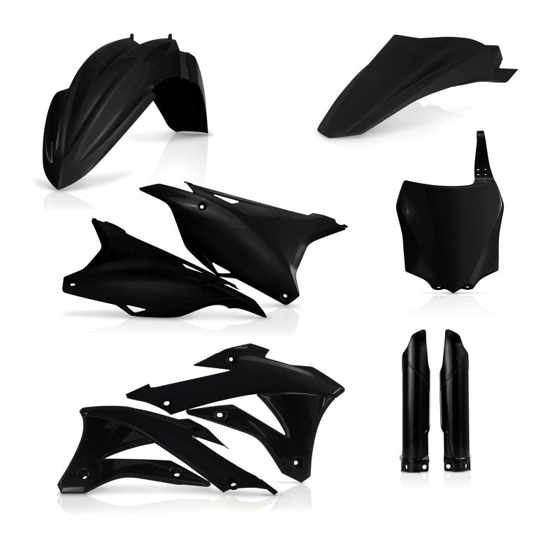 Acerbis 14-21 Kawasaki KX85/100 Full Plastic Kit - Black - Blais Performance Parts