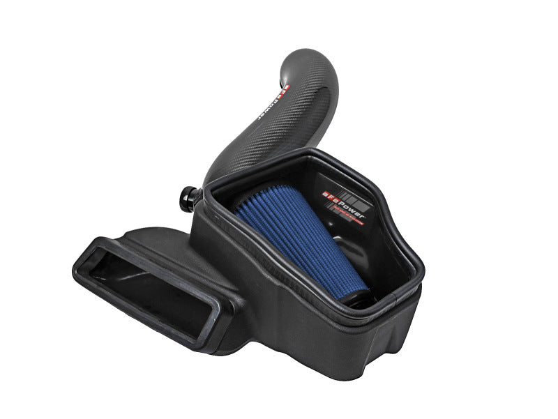 aFe 15-19 VW Golf R (MKVII) L4-2.0L (t) Track Series Carbon Fiber Intake System w/ Pro 5R Filter - Blais Performance Parts