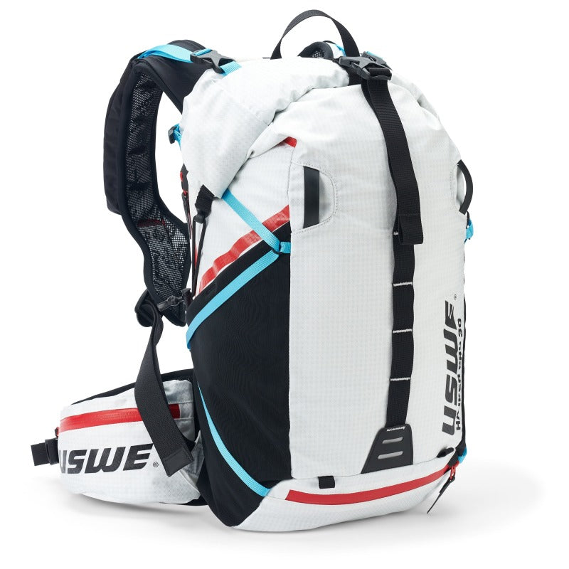 USWE Hajker Pro Winter Rolltop Daypack 30L - Cool White - Blais Performance Parts