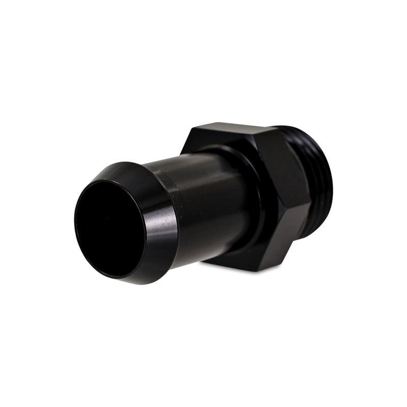 Mishimoto -10 ORB to 3/4in Hose Barb Aluminum Fitting - Black - Blais Performance Parts