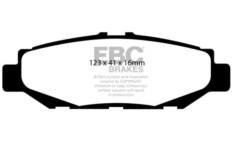 EBC 93-97 Lexus GS300 3.0 Yellowstuff Rear Brake Pads - Blais Performance Parts