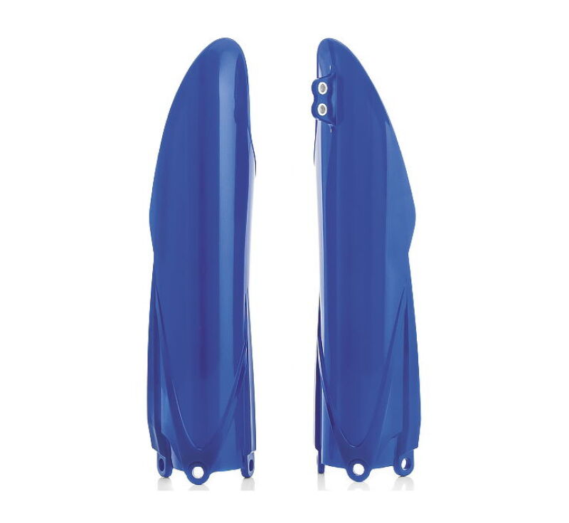 Acerbis 18+ Yamaha YZ125/125X/250/250X/250F/FX/450FX/450F Lower Fork Cover Set - Blue - Blais Performance Parts