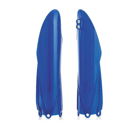 Acerbis 18+ Yamaha YZ125/125X/250/250X/250F/FX/450FX/450F Lower Fork Cover Set - Blue - Blais Performance Parts