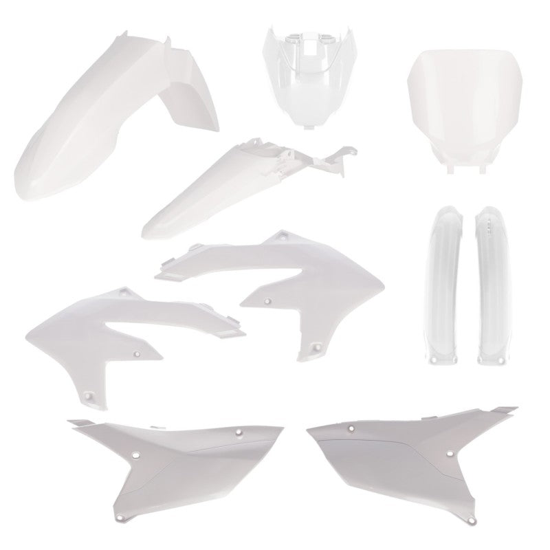 Acerbis 2024 Yamaha YZ250F/ 23-24 YZ450F/FX (w/Tank Cover) Full Plastic Kit - White - Blais Performance Parts