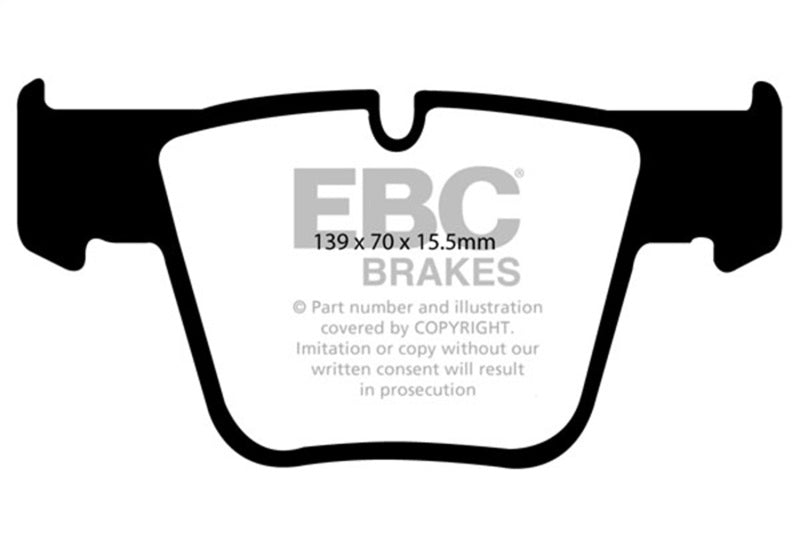 EBC 07-11 Mercedes-Benz CL63 AMG 6.2 Yellowstuff Front Brake Pads