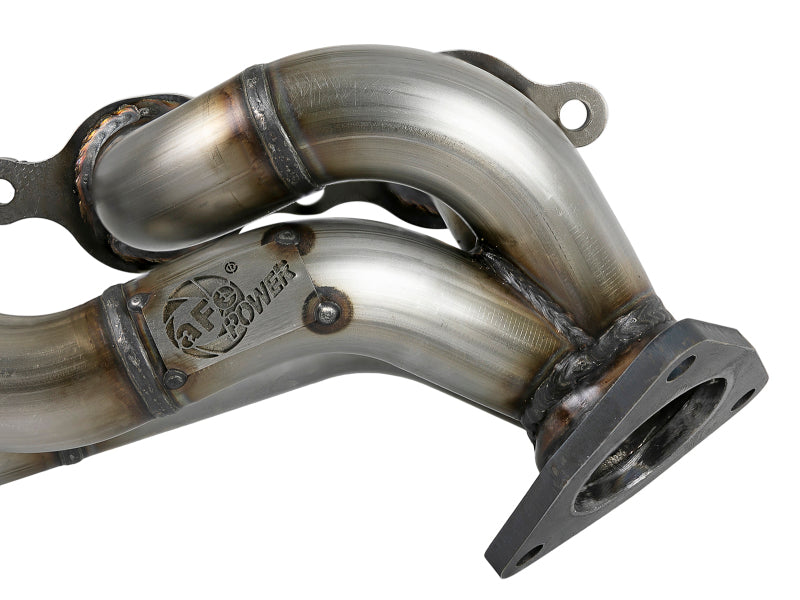 aFe Twisted Steel 1-3/4in 304SS Shorty Headers 2019 GM Silverado / Sierra 1500 V8-5.3L/6.2L - Blais Performance Parts