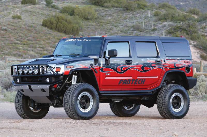 Fabtech 03-08 Hummer H2 Suv/Sut 4WD w/Rr Coil Springs 6in Perf Sys w/Stealth - Blais Performance Parts