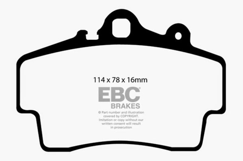 EBC 97-99 Porsche Boxster Bluestuff Front Brake Pads - Blais Performance Parts