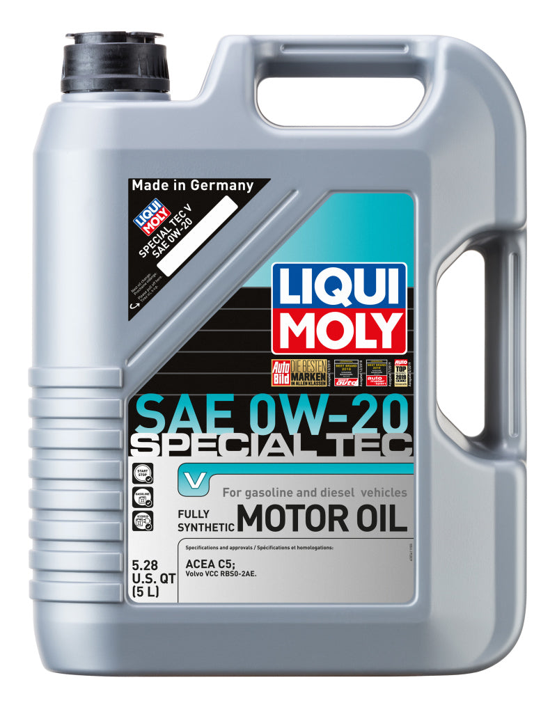 LIQUI MOLY 5L Special Tec V Motor Oil SAE 0W20 - Blais Performance Parts