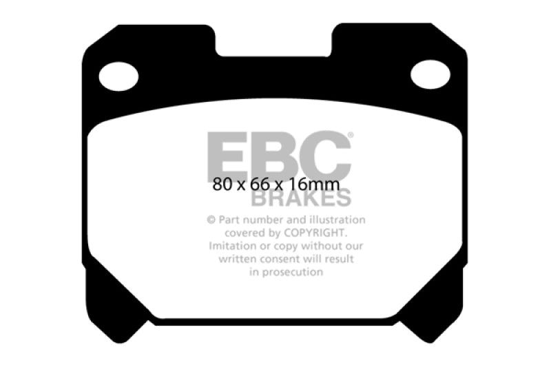 EBC 93-98 Toyota Supra 3.0 Twin Turbo Ultimax2 Rear Brake Pads - Blais Performance Parts