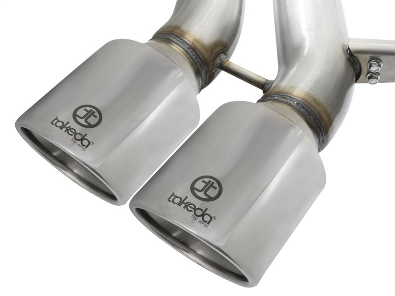 aFe POWER Takeda 3in 304 SS Cat-Back Exhaust w/ Polished Tips 13-17 Ford Focus ST L4-2.0L (t) - Blais Performance Parts