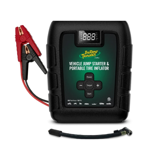 Battery Tender 800AMP Jump Starter 7200mAh Power Pack and 140 PSI Tire Inflator - Blais Performance Parts