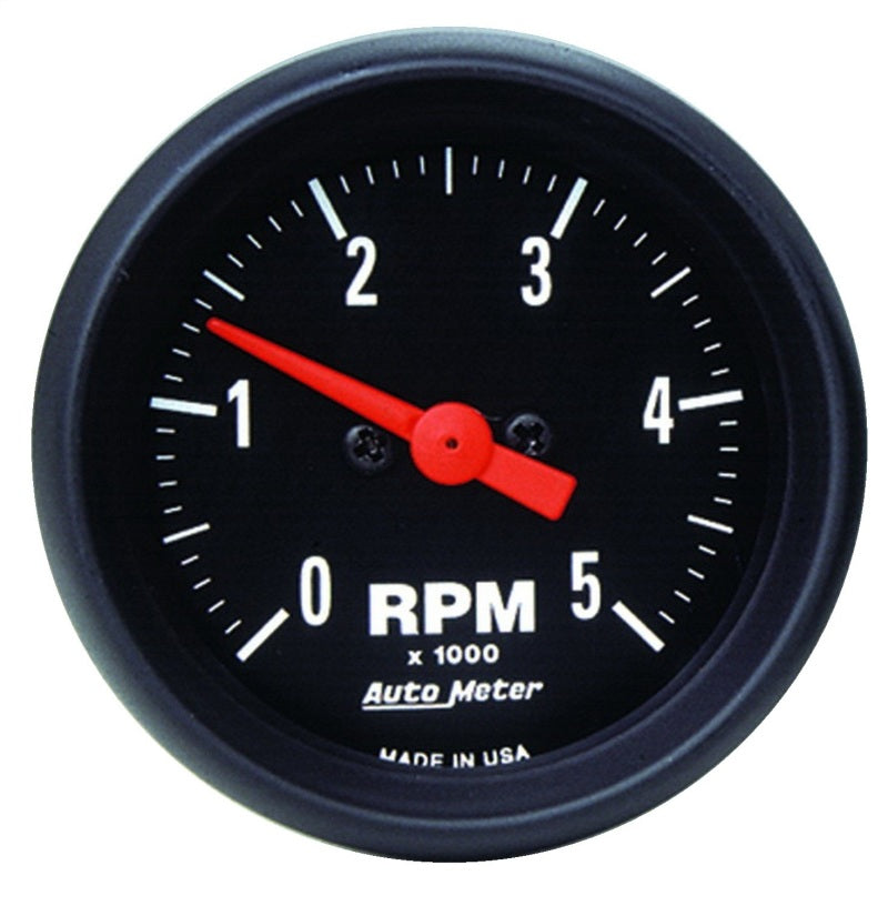 Autometer Z-Series 52mm 5000RPM In-Dash Tachometer - Blais Performance Parts