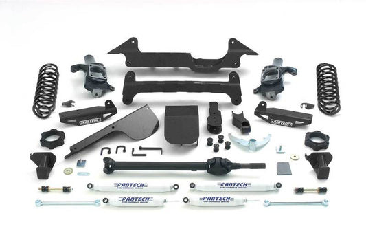 Fabtech 03-08 Hummer H2 Suv/Sut 4WD w/Rr Coil Springs 6in Perf Sys w/Perf Shks - Blais Performance Parts