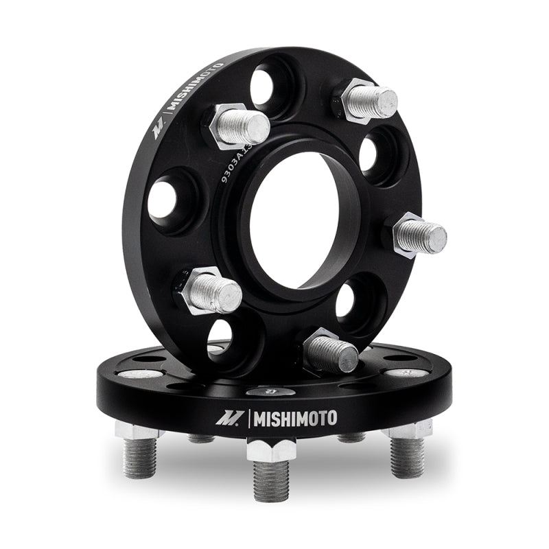 Mishimoto Wheel Spacers - 5x114.3 - 60.1 - 15 - M12 - Black - Blais Performance Parts