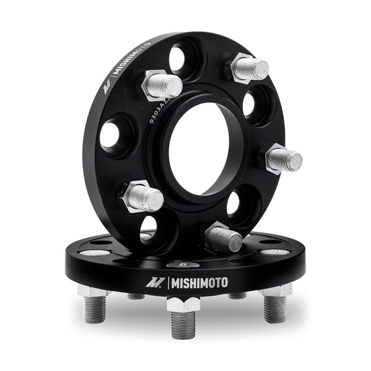 Mishimoto Wheel Spacers - 5x100 - 56.1 - 20 - M12 - Black - Blais Performance Parts