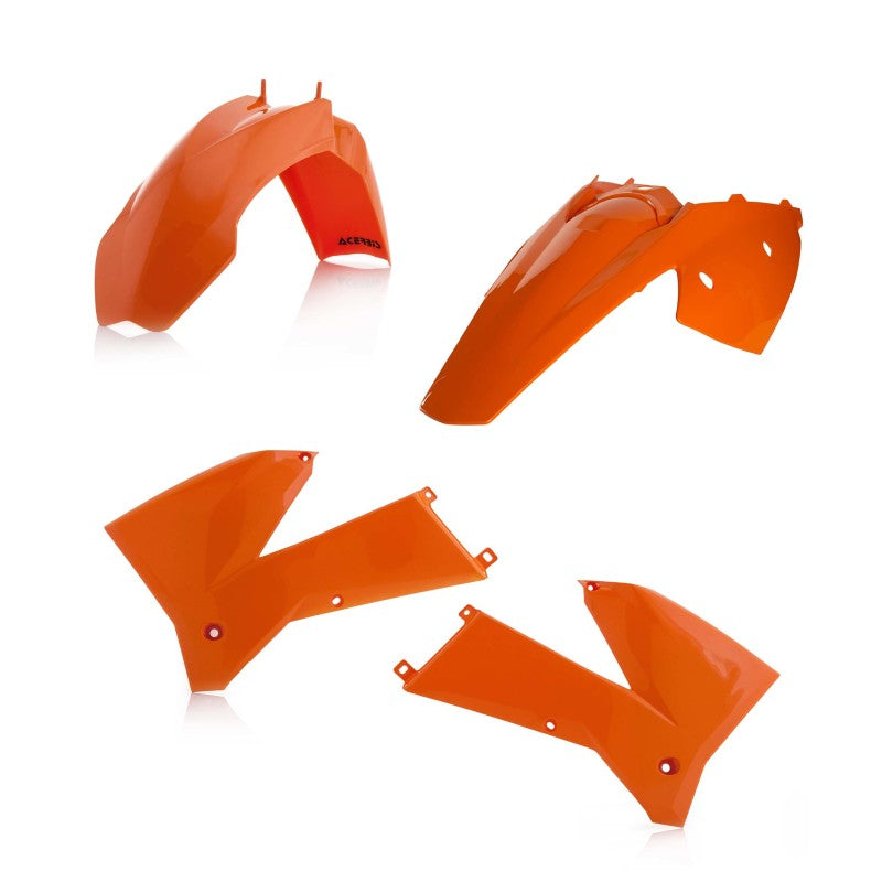 Acerbis 05-07 KTM EXC/06-07 XC-W200-525 Plastic Kit - Orange - Blais Performance Parts