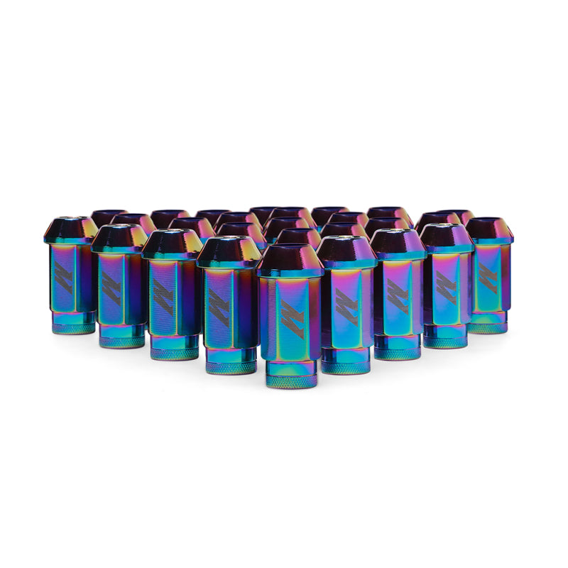 Mishimoto Aluminum Locking Lug Nuts M12x1.5 27pc Set Neo Chrome - Blais Performance Parts