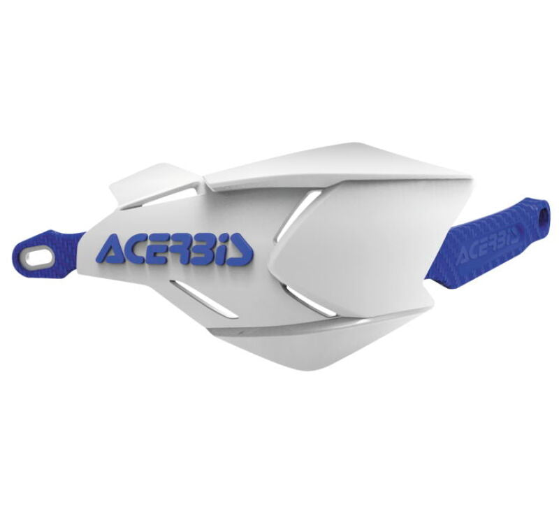 Acerbis X-Factor Handguard - White/ Blue - Blais Performance Parts