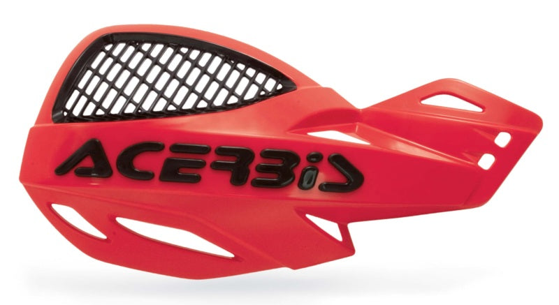 Acerbis Vented Uniko Handguard - Red/Black - Blais Performance Parts