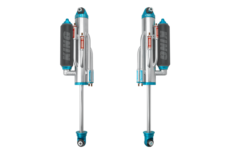 King Shocks 2021+ RAM 1500 TRX Rear 3.5 Dia Full Adjustable 4 Tube Bypass w/ Finned Res Shock (Pair) - Blais Performance Parts