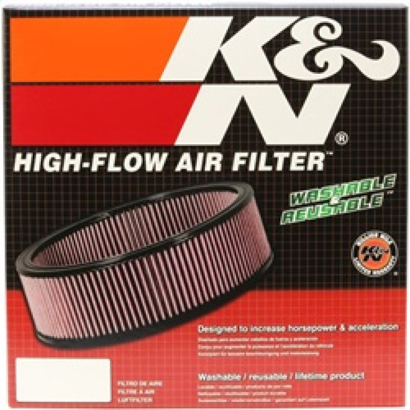 K&N Custom Air Filter - Oval - 11.5in O/S L x 8.125in O/S W x 2in H - Blais Performance Parts