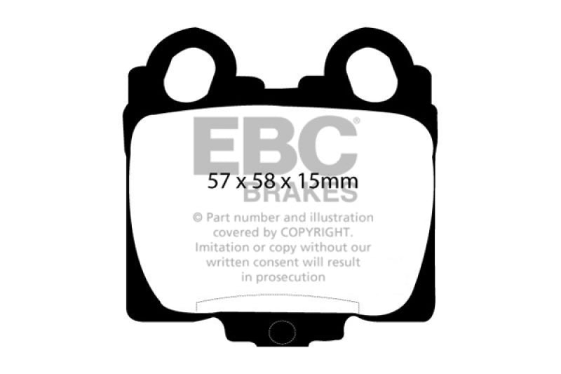 EBC 98-05 Lexus GS300 3.0 Greenstuff Rear Brake Pads - Blais Performance Parts