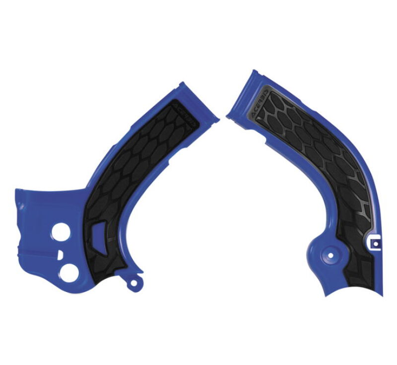 Acerbis 14-16 Yamaha YZ250F/ YZ450F Frame Guard X Grip - Blue/Black - Blais Performance Parts