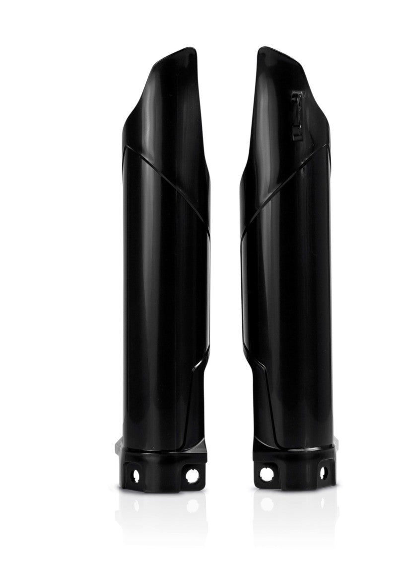 Acerbis 14+ Kawasaki KX85/ 14-21 KX100/22-24 KX112 Lower Fork Cover Set - Black - Blais Performance Parts