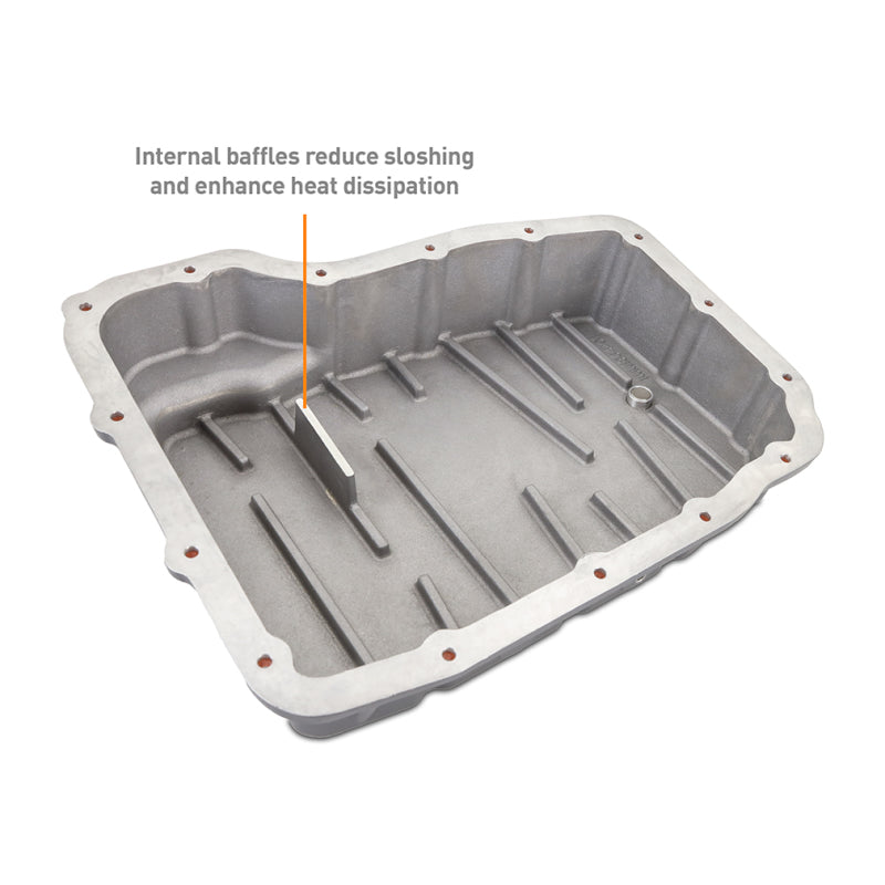 Mishimoto 2007.5 + Ram 6.7L Cummins 68RFE Transmission Pan - Cast - GR - Blais Performance Parts