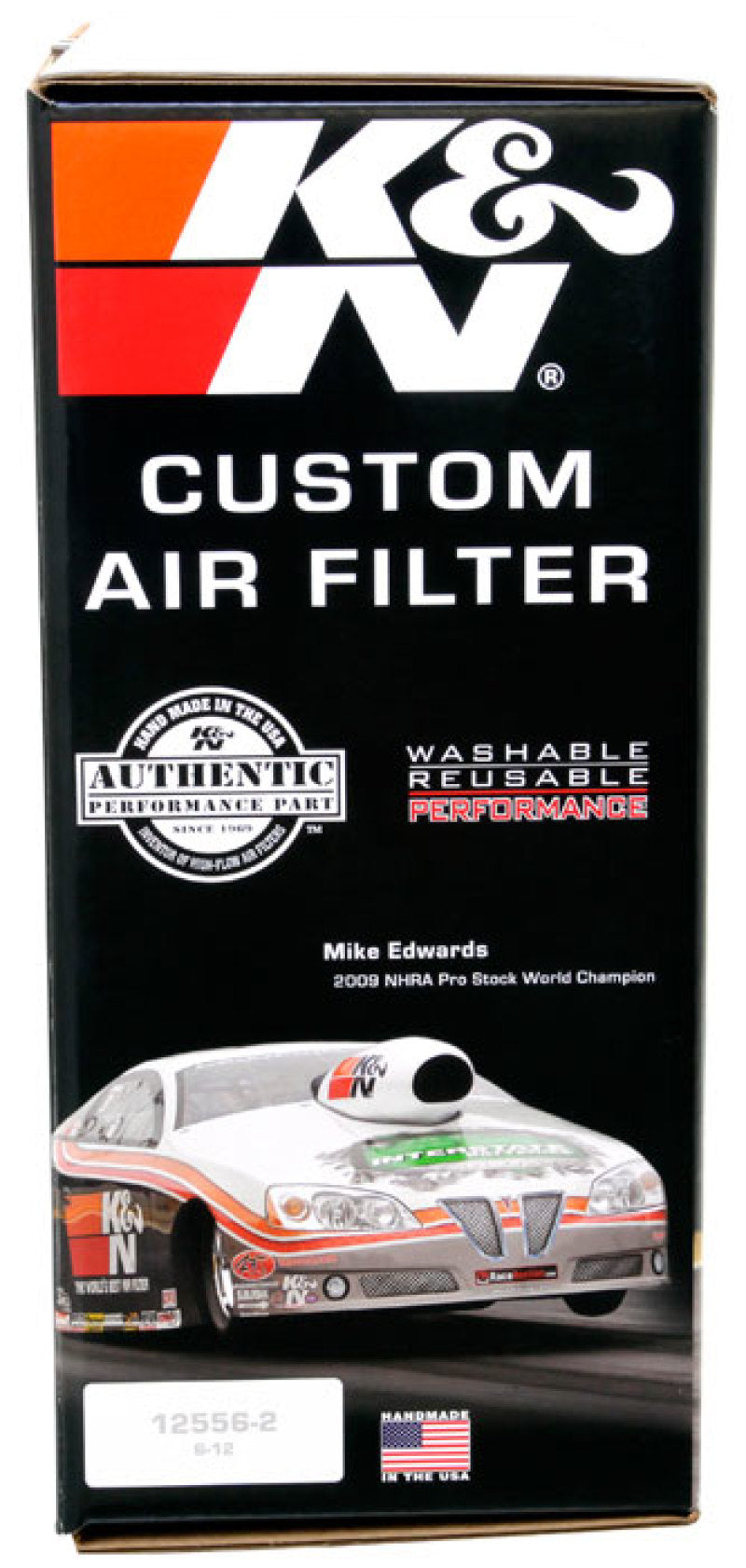 K&N Round Air Filter Assembly 14in. ID / 4..12in. Height / 5.125in. Neck Flange / 7/8in. Drop Ba - Blais Performance Parts