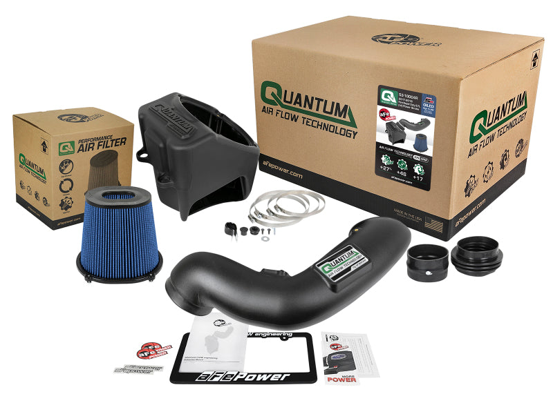 aFe Quantum Pro 5R Cold Air Intake System 17-18 Ford Powerstroke V8-6.7L - Oiled - Blais Performance Parts