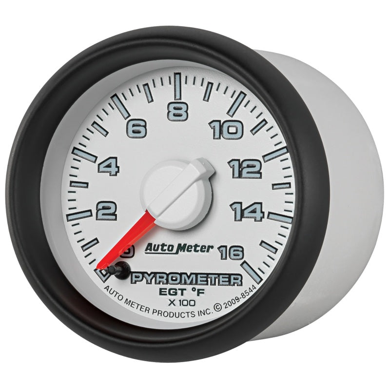 Autometer Factory Match 52.4mm Full Sweep Electronic 0-1600 Deg F EGT/Pyrometer Gauge - Blais Performance Parts