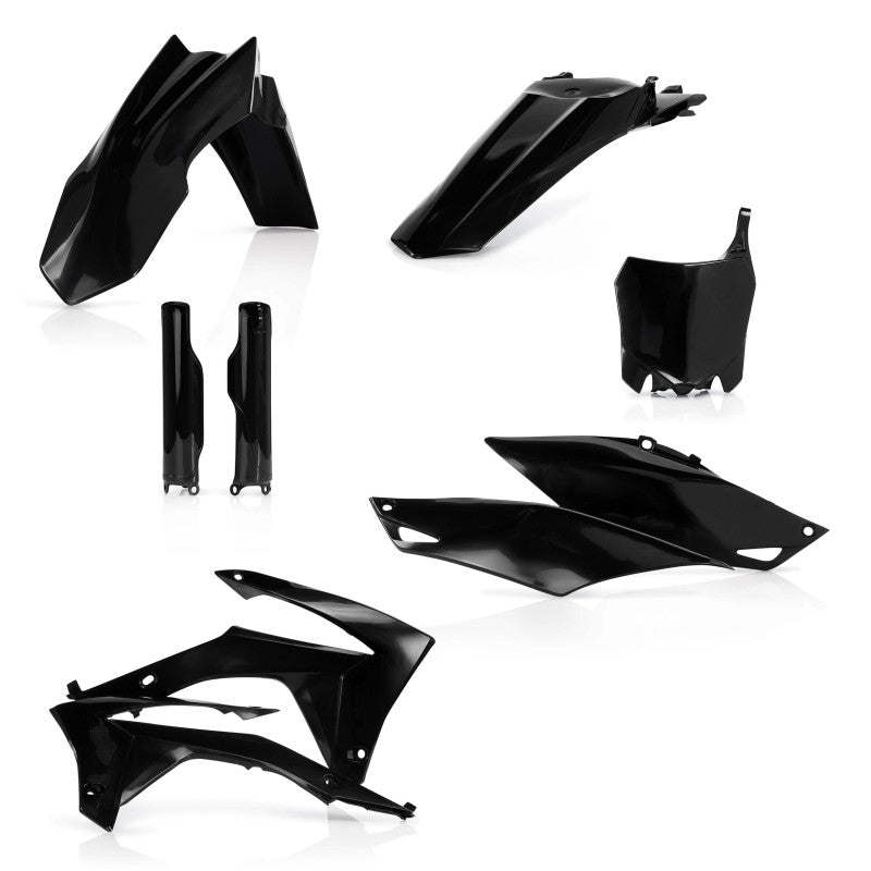 Acerbis 13-17 Honda CRF250R/ CRF450R( Does Not Include Airbox Cover) Full Plastic Kit - Black - Blais Performance Parts