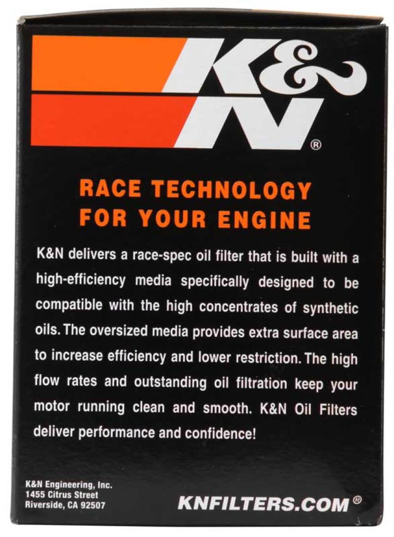 K&N Oil Filter 02-10 Harley Davidson VRSC 3in OD x 3.844in Height - Blais Performance Parts