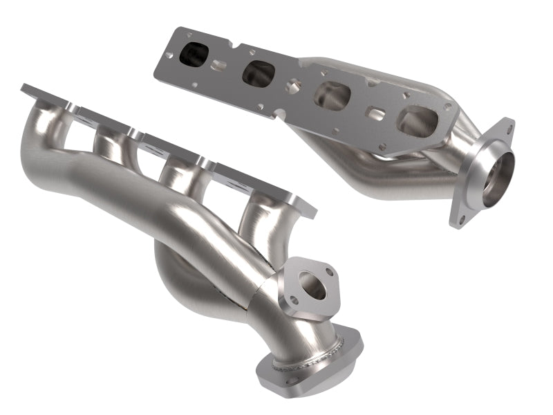 aFe Power Twisted Steel 304SS Shorty Header 19-21 Ram 2500/3500 V8-6.4L - Blais Performance Parts