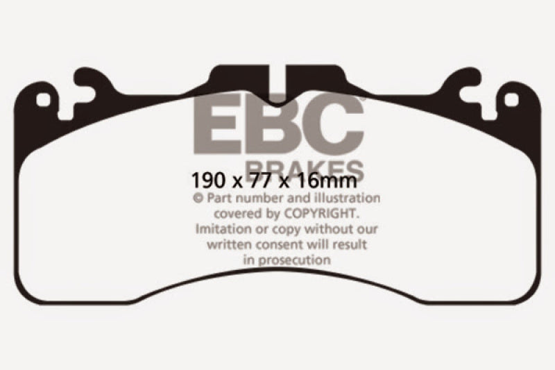 EBC 2016+ Lexus GS-F Bluestuff Front Brake Pads - Blais Performance Parts