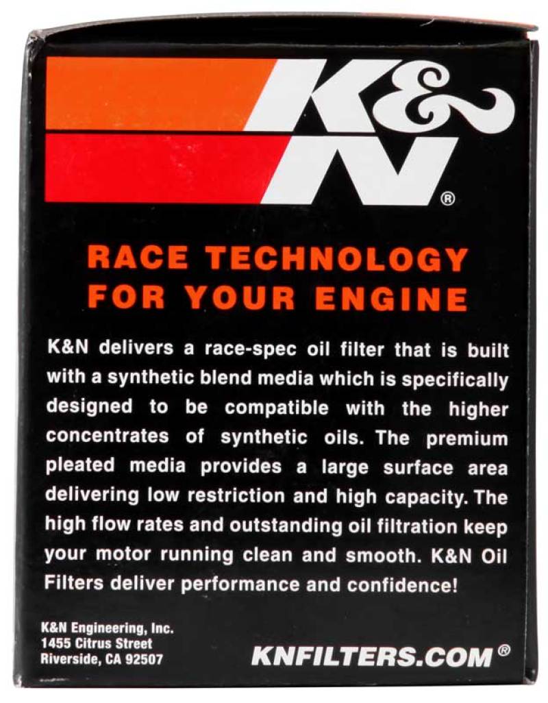 K&N Buell 2.563in OD x 2.969in H Oil Filter - Blais Performance Parts