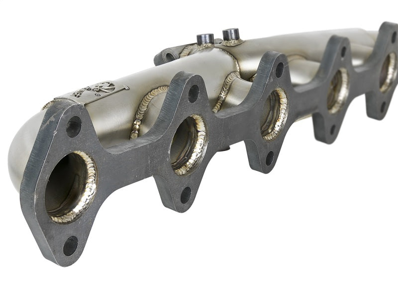 aFe Twisted Steel Header Turbo Manifold (T3) 98.5-02 Dodge Diesel Trucks L6 5.9L (td) - Blais Performance Parts