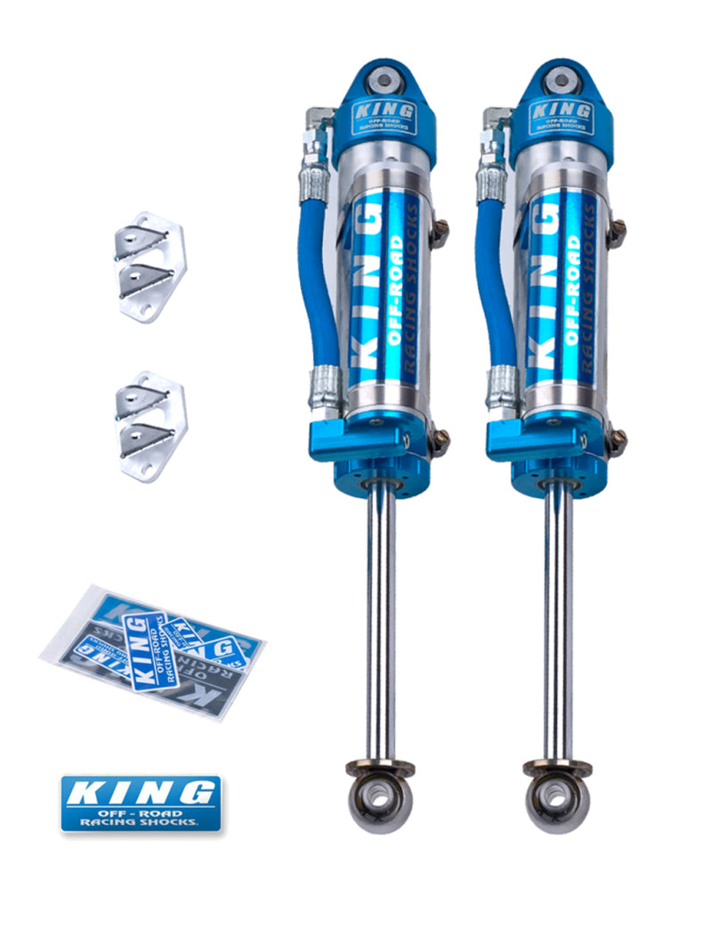 King Shocks 96-04 Toyota Tacoma (6 Lug) Rear 2.5 Dia Piggy Hose Reservoir Shock (Pair) - Blais Performance Parts