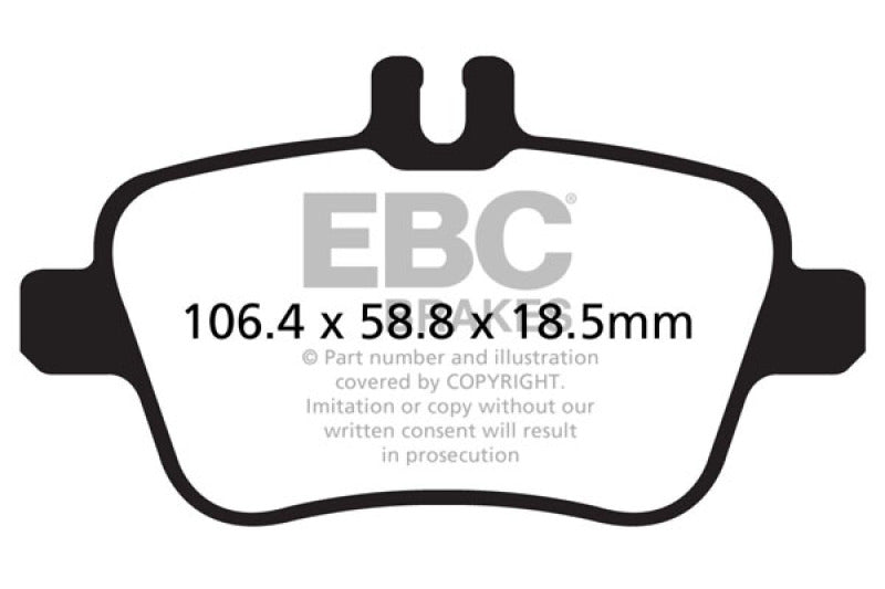 EBC 13+ Mercedes-Benz CLA250 2.0 Turbo Ultimax2 Rear Brake Pads - Blais Performance Parts