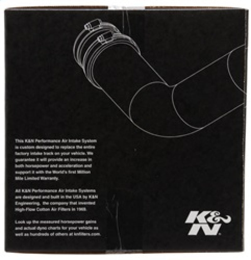 K&N 14-16 Kia Soul L4 2.0L Typhoon Cold Air Intake Aluminum Silver - Blais Performance Parts