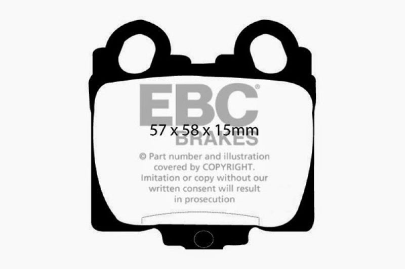 EBC 98-05 Lexus GS300 3.0 Greenstuff Rear Brake Pads - Blais Performance Parts