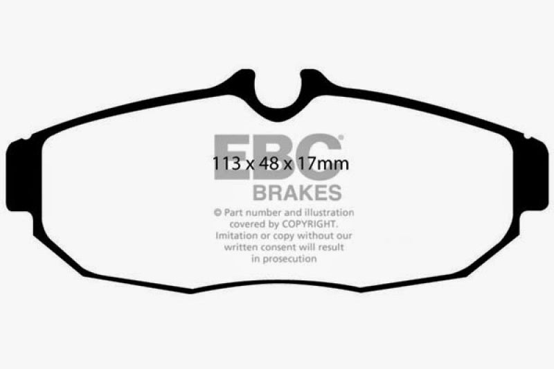 EBC 05-10 Ford Mustang 4.0 Bluestuff Rear Brake Pads - Blais Performance Parts